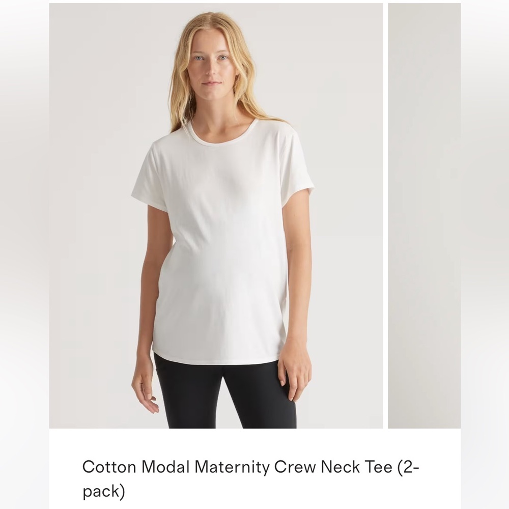 Black and White Quince Maternity 2 Pack